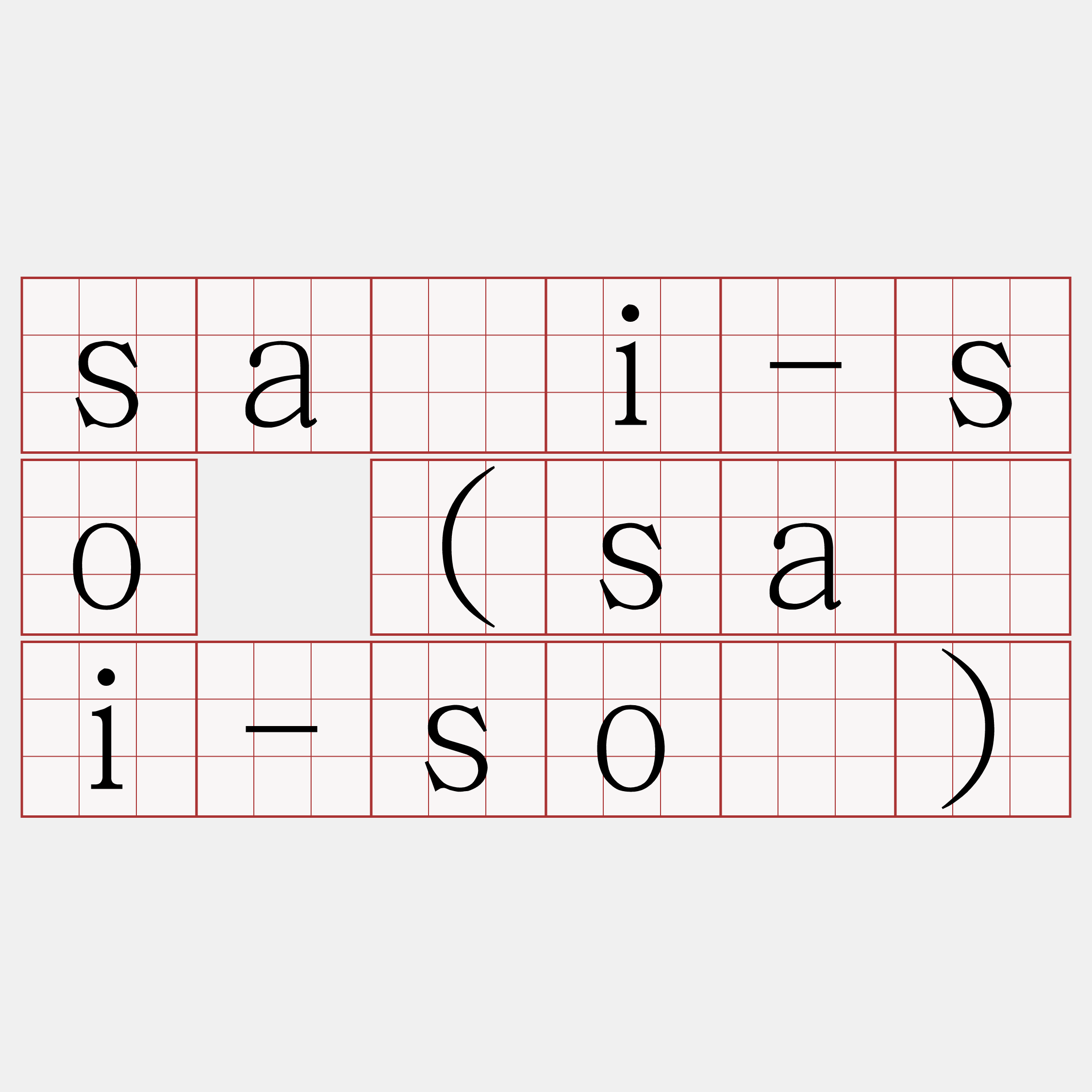 sái-so (sái-sō)